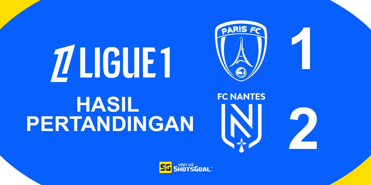 Paris FC 1-2 Nantes - Tiga Gol di Babak Pertama Tentukan Hasil Laga