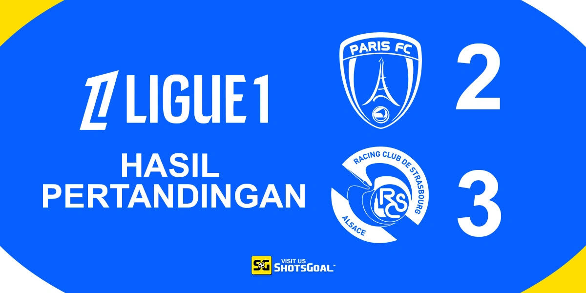 Paris FC 2-3 Strasbourg - Strasbourg Raih Kemenangan Tipis Keempat