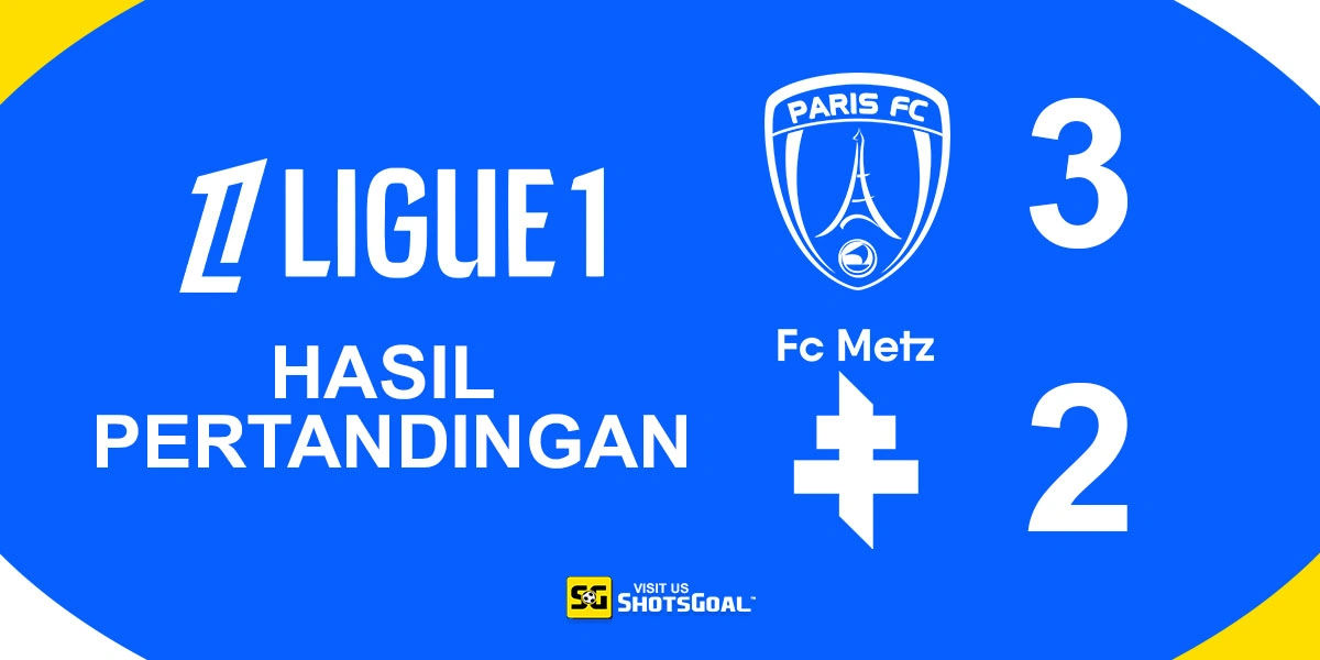 Paris FC 3-2 Metz - Paris FC Raih Kemenangan Perdana Musim Ini