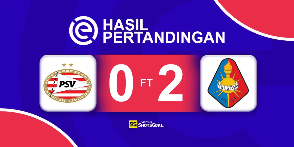 PSV 0-2 Telstar - Telstar Raih Hasil Mengejutkan