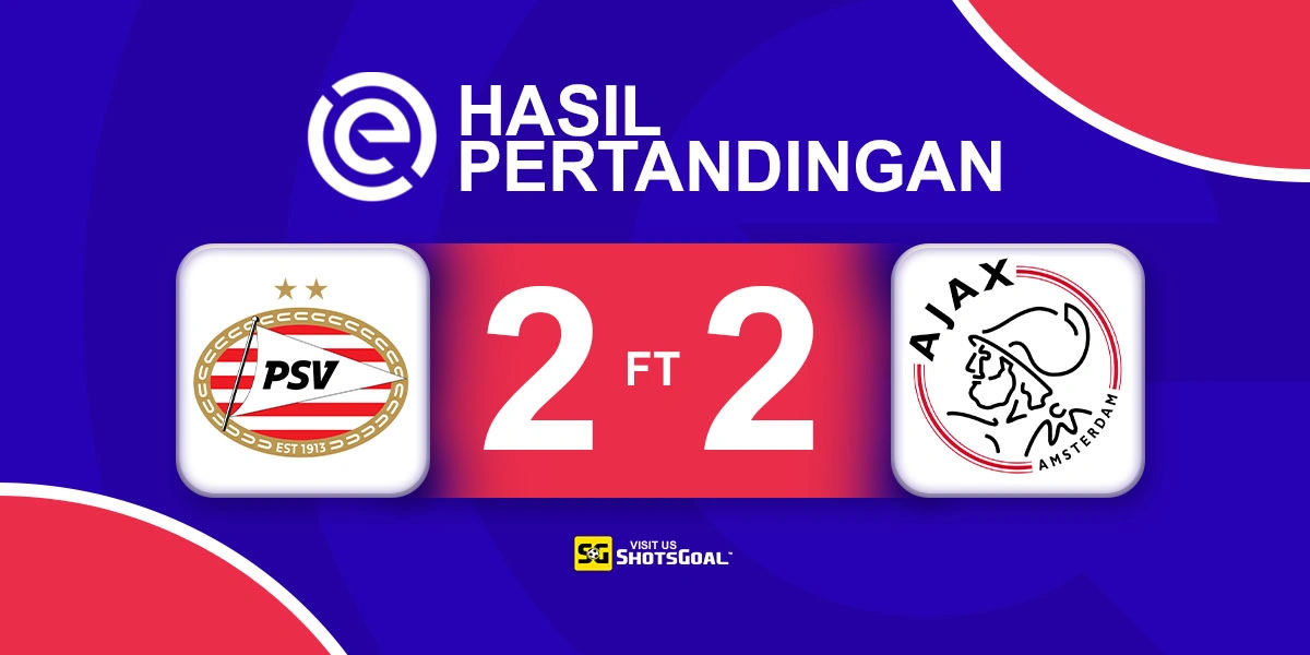 PSV 2-2 Ajax - PSV dan Ajax Sama-Sama Tersandung