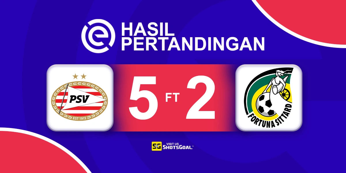 PSV 5-2 Fortuna Sittard - PSV Pesta Gol, Rebut Puncak Klasemen Sementara