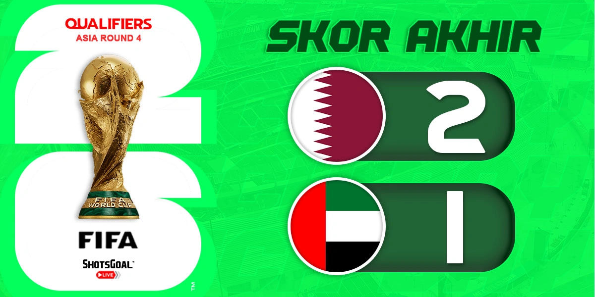 Qatar 2-1 UEA - Qatar Lolos Dramatis ke Piala Dunia 2026