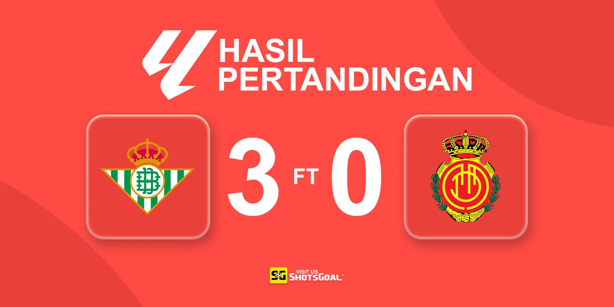 Real Betis 3-0 Mallorca - Antony Dua Gol, Real Betis Tiga Poin