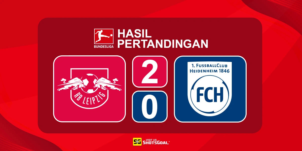 RB Leipzig 2-0 Heidenheim - RB Leipzig Baik-Baik Saja Tanpa Simons