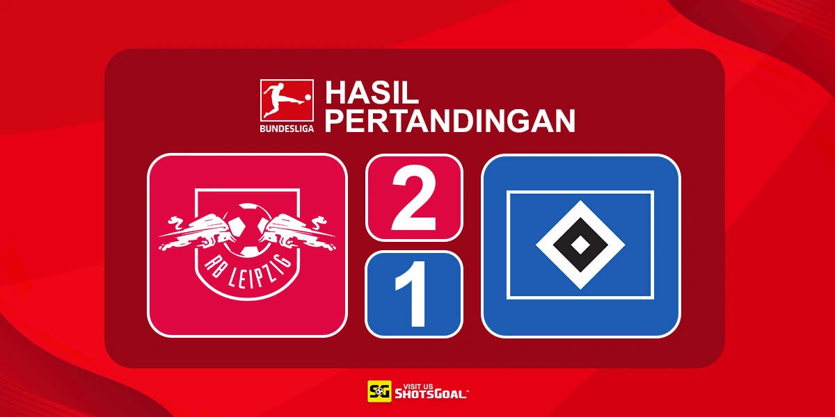 RB Leipzig 2-1 Hamburger SV - Brace Baumgartner Berikan Tiga Poin untuk RB Leipzig