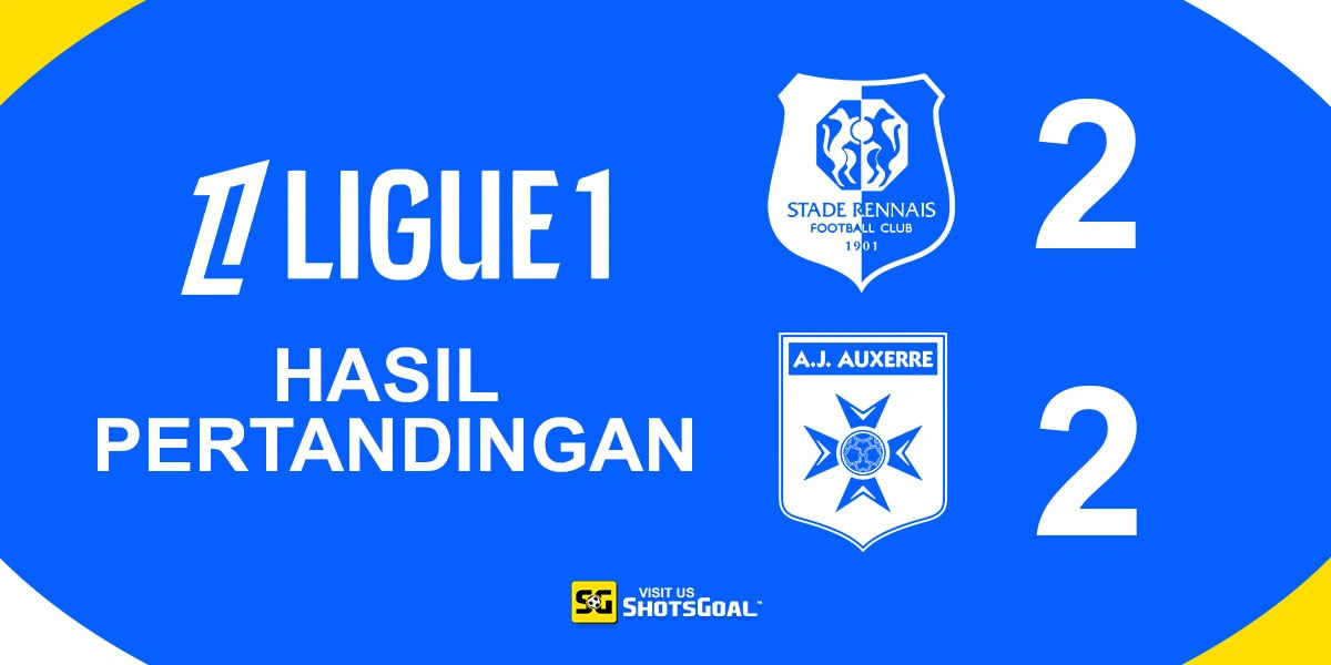 Rennes 2-2 Auxerre - Penalti Sinayoko Selamatkan Auxerre