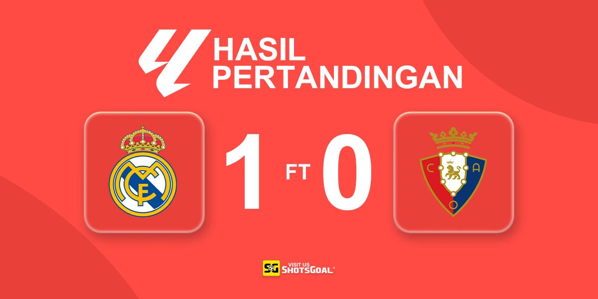 Real Madrid 1-0 Osasuna - Real Madrid Menang Tipis di Laga Pembuka