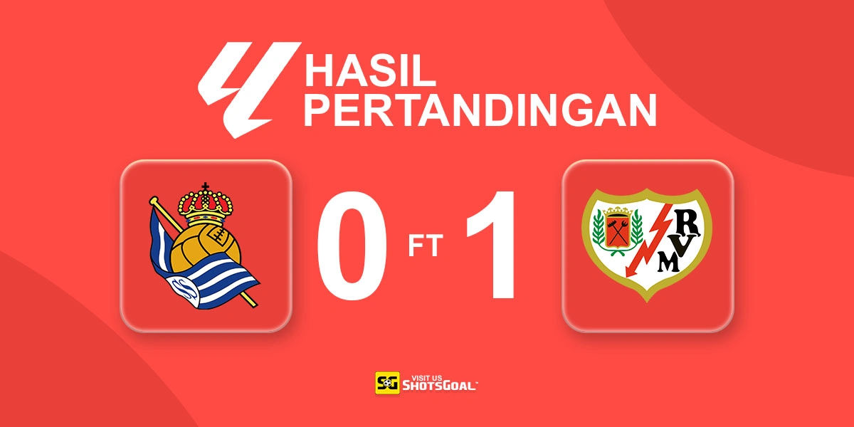 Real Sociedad 0-1 Rayo Vallecano - Real Sociedad Kalah Lagi