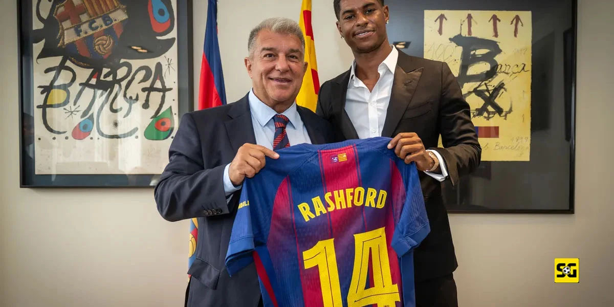 Marcus Rashford Pilih Nomor Punggung 14 di Barcelona