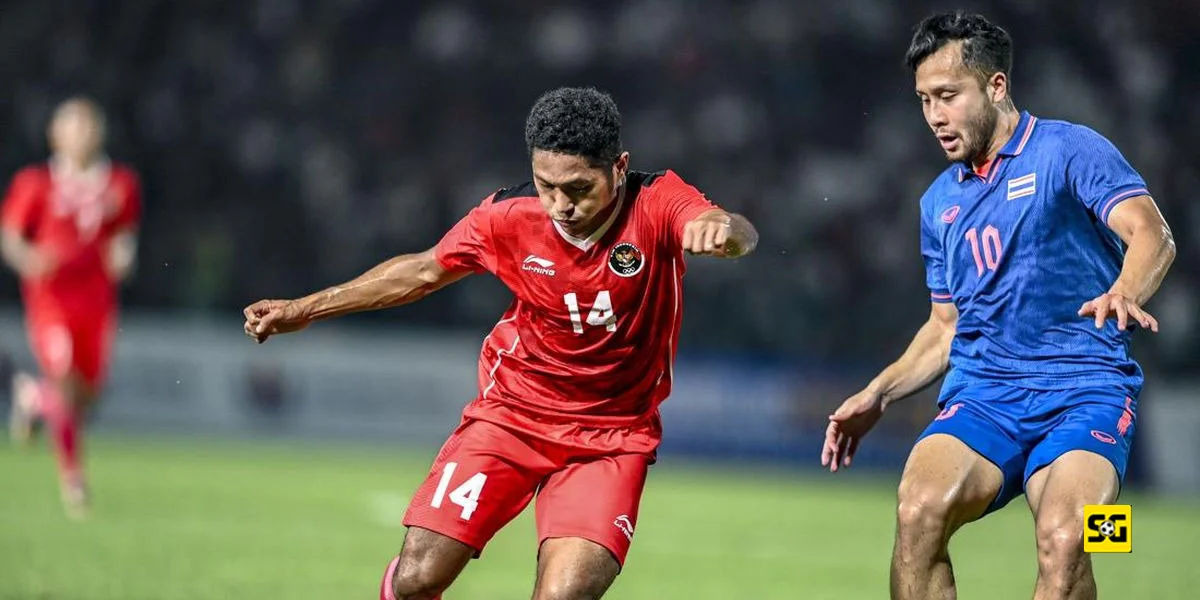 Pertandingan Timnas Indonesia U-23 di Lapangan SEA Games 2025