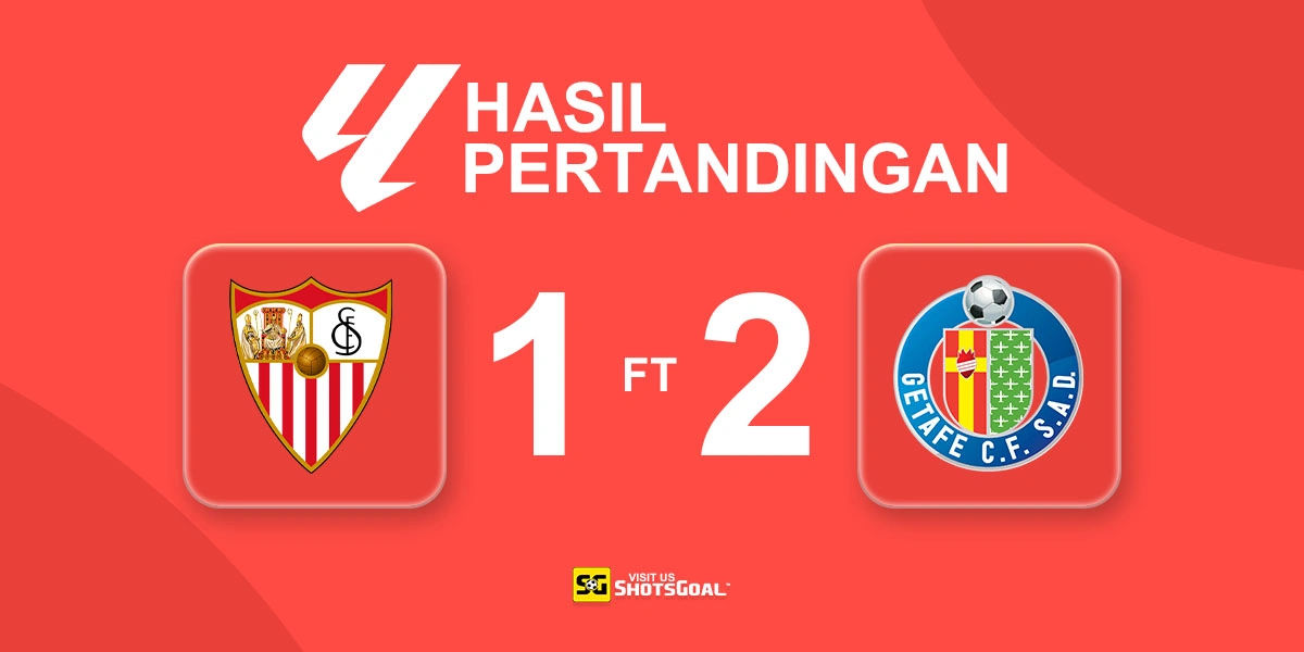 Sevilla 1-2 Getafe - Dua Gol Liso Berikan Tiga Poin untuk Getafe
