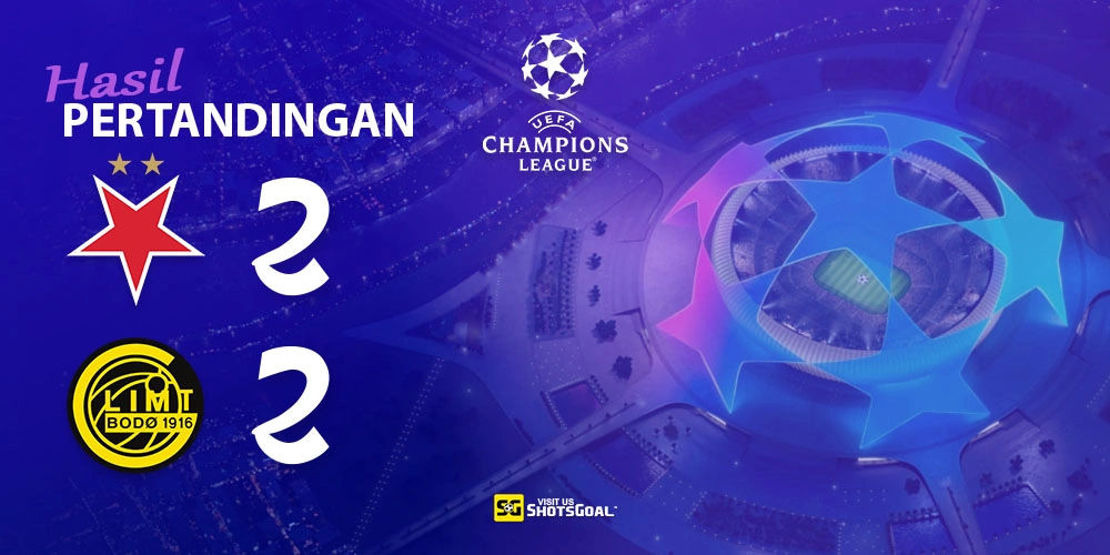 Slavia Prague 2-2 Bodo/Glimt - Bodo/Glimt Selamat dari Kekalahan Menit-Menit Akhir