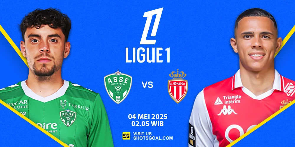Prediksi Liga Prancis: St Etienne vs Monaco 04 Mei 2025