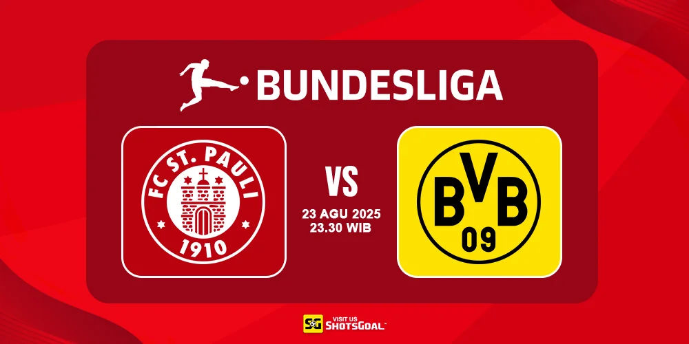 Prediksi Liga Jerman Hari Ini: St. Pauli vs Dortmund 23 Agustus 2025