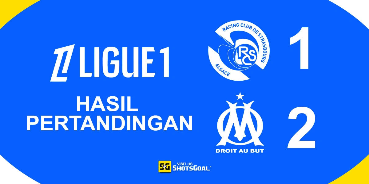 Strasbourg 1-2 Marseille - Marseille Comeback Dramatis