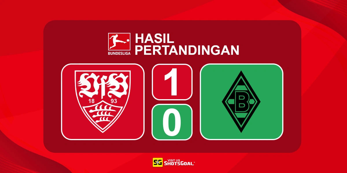 Stuttgart 1-0 Borussia Monchengladbach - Stuttgart Menang Tipis