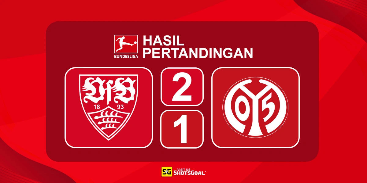 Stuttgart 2-1 Mainz - Stuttgart Menang Comeback