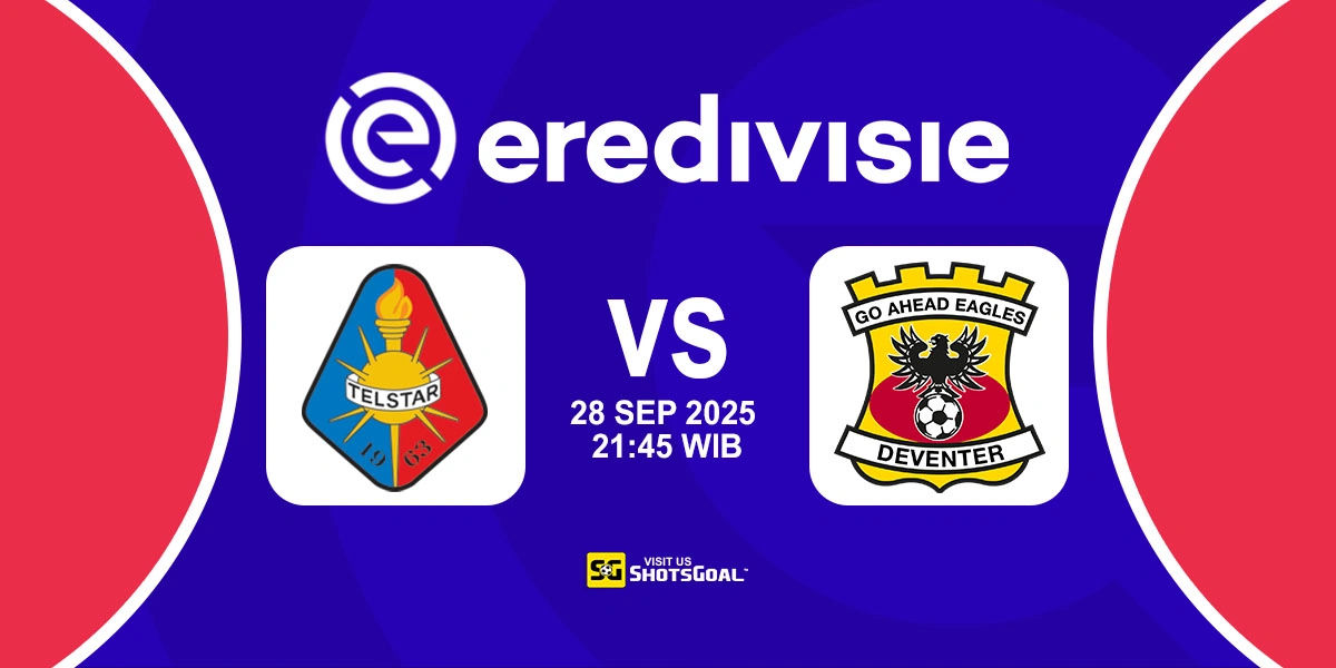 Prediksi Liga Belanda: Telstar vs G. A. Eagles 28 September 2025