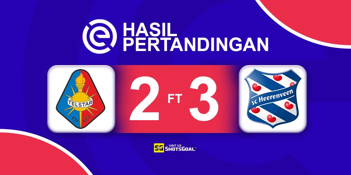 Telstar 2-3 Heerenveen - Heerenveen Selamat dari Badai Telstar