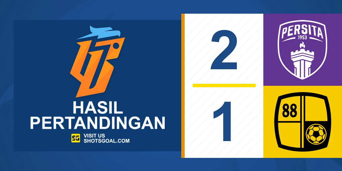Persita 2-1 Barito Putera - Persita Menang Tipis