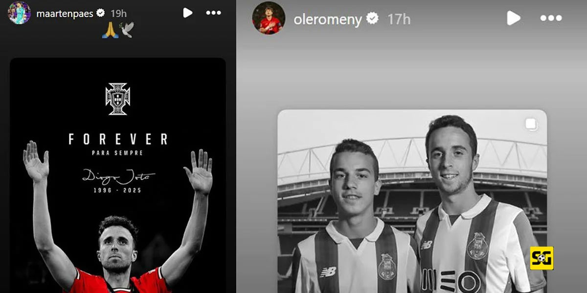 Dua Pemain Timnas Indonesia, Ole Romeny dan Maarten Paes, Berikan Ucapan Duka untuk Diogo Jota dan Andre Silva