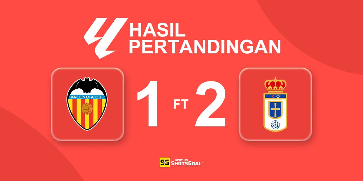 Valencia 1-2 Real Oviedo - Real Oviedo Comeback Dramatis