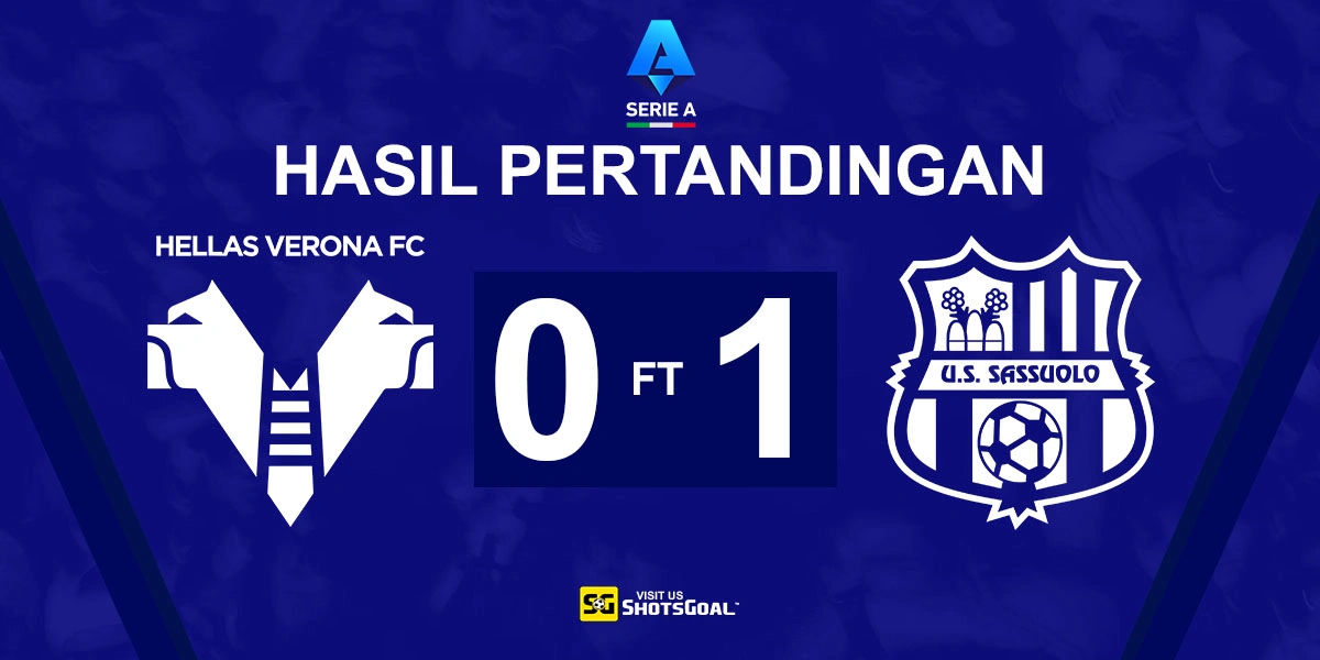 Verona 0-1 Sassuolo - Pinamonti Berikan Tiga Poin untuk Sassuolo