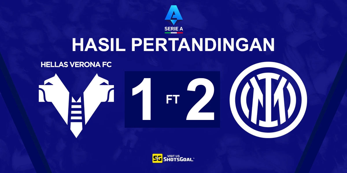 Verona 1-2 Inter - Inter Naik ke Peringkat Dua