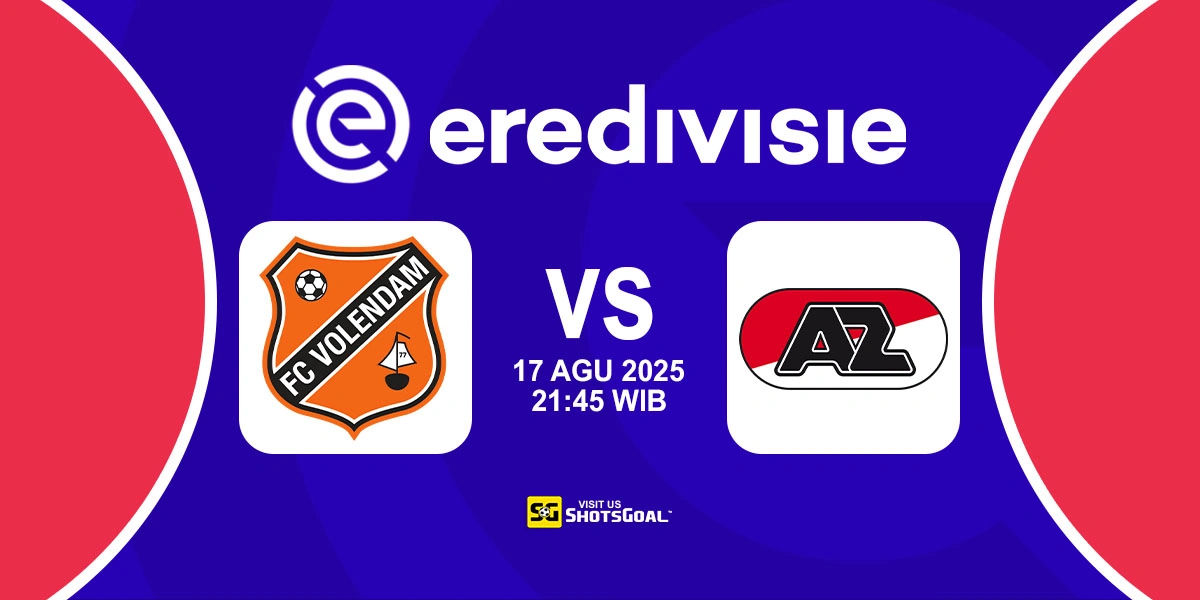 Prediksi Liga Belanda: FC Volendam vs AZ Alkmaar 17 Agustus 2025