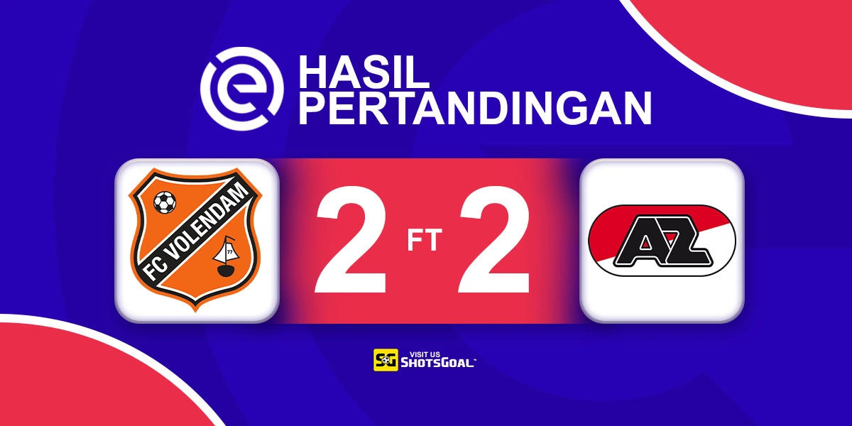 Volendam 2-2 AZ Alkmaar - Volendam Masih Belum Kalah