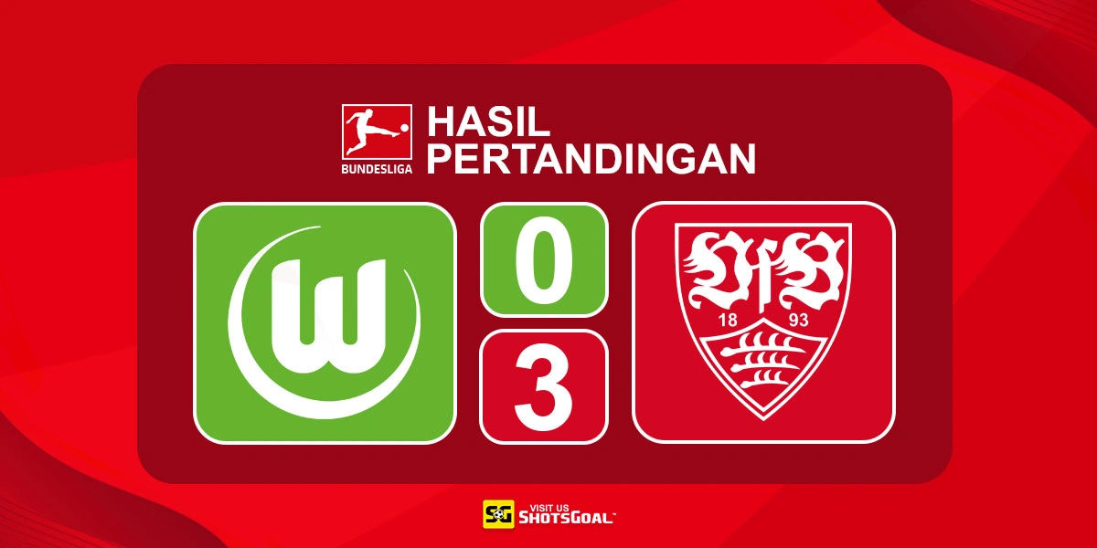 Wolfsburg 0-3 Stuttgart - Derita Wolfsburg di Kandang Berlanjut