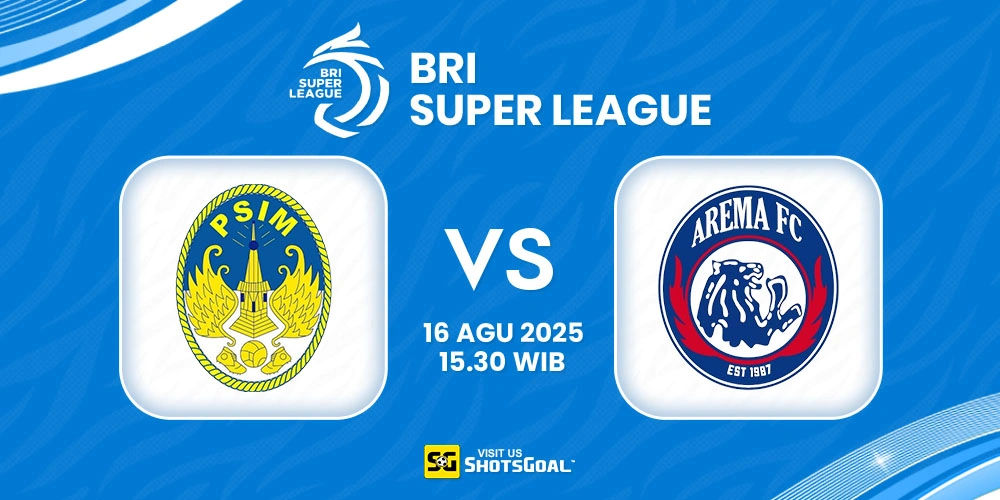 Prediksi BRI Super League: PSIM Yogyakarta vs Arema FC 16 Agustus 2025