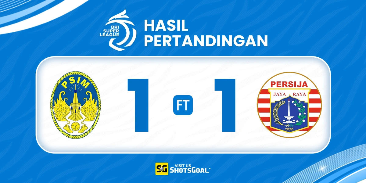 PSIM 1-1 Persija - Persija Tertahan di Bali