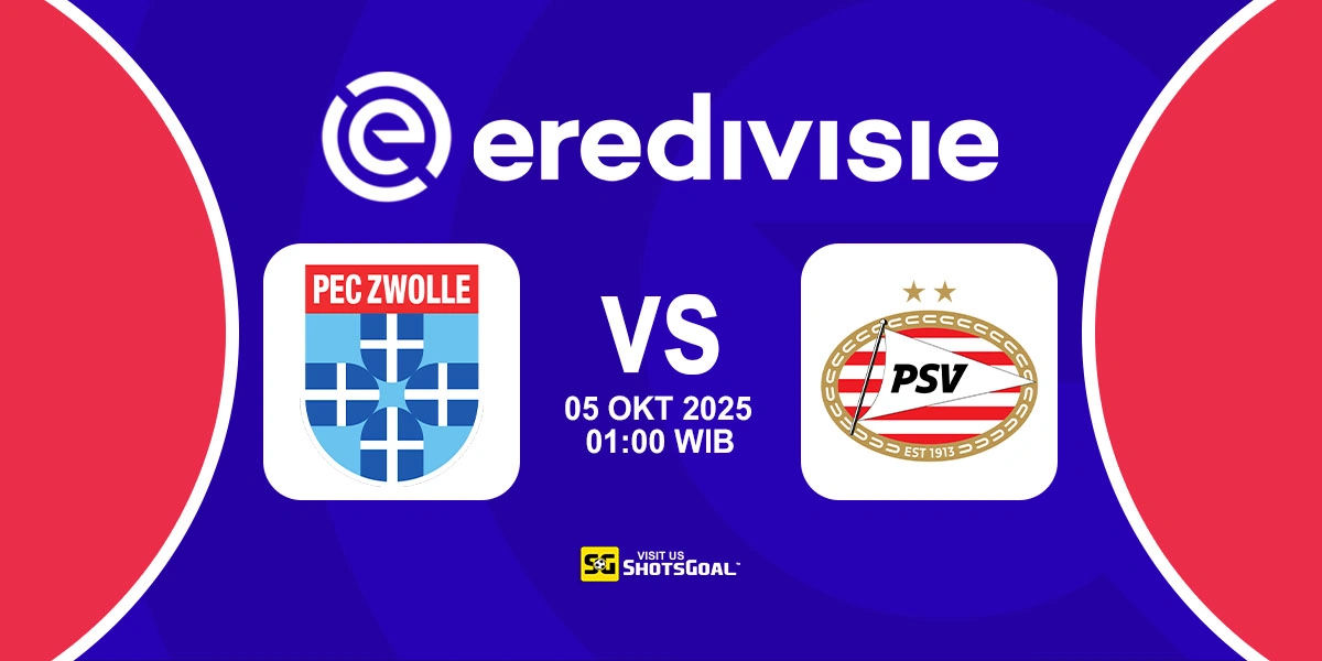 Prediksi Liga Belanda: Zwolle vs PSV 05 Oktober 2025