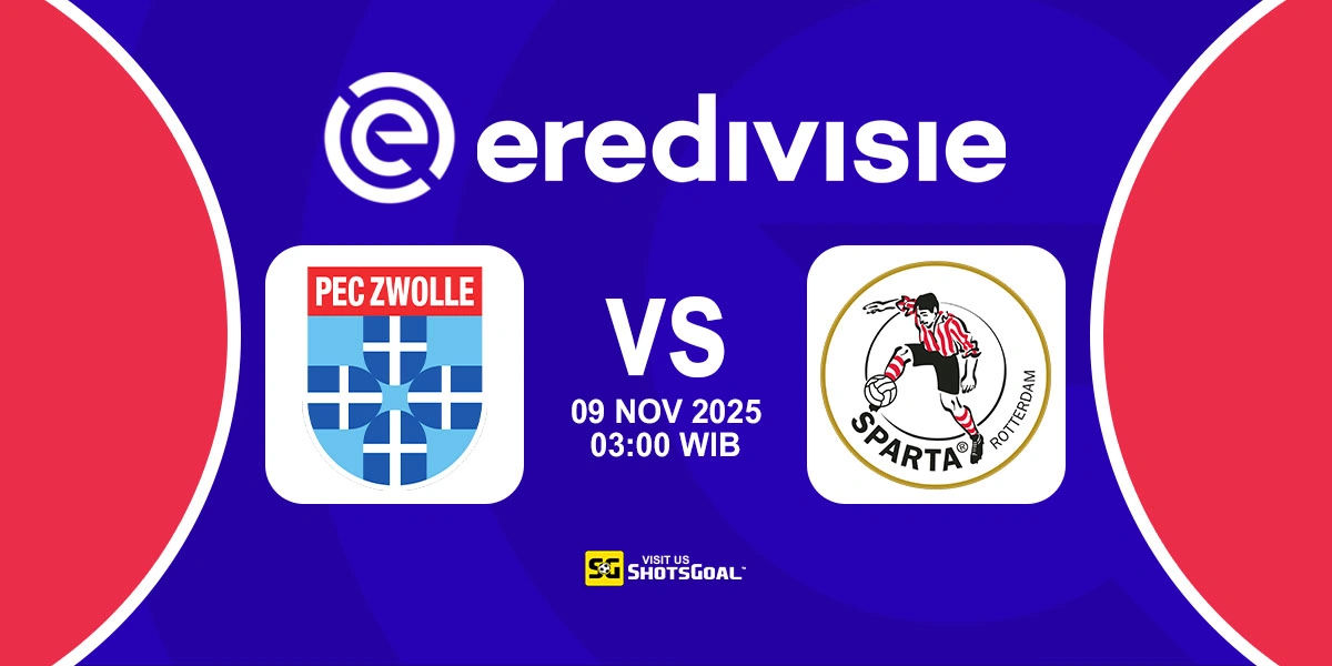 Prediksi Liga Belanda: Zwolle vs Sparta Rotterdam 09 November 2025