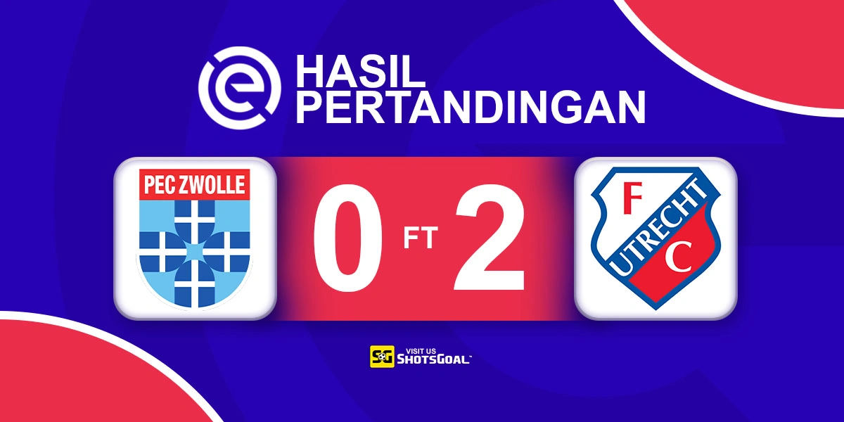 Zwolle 0-2 Utrecht - Utrecht Tutup Bulan Agustus di Peringkat Tiga
