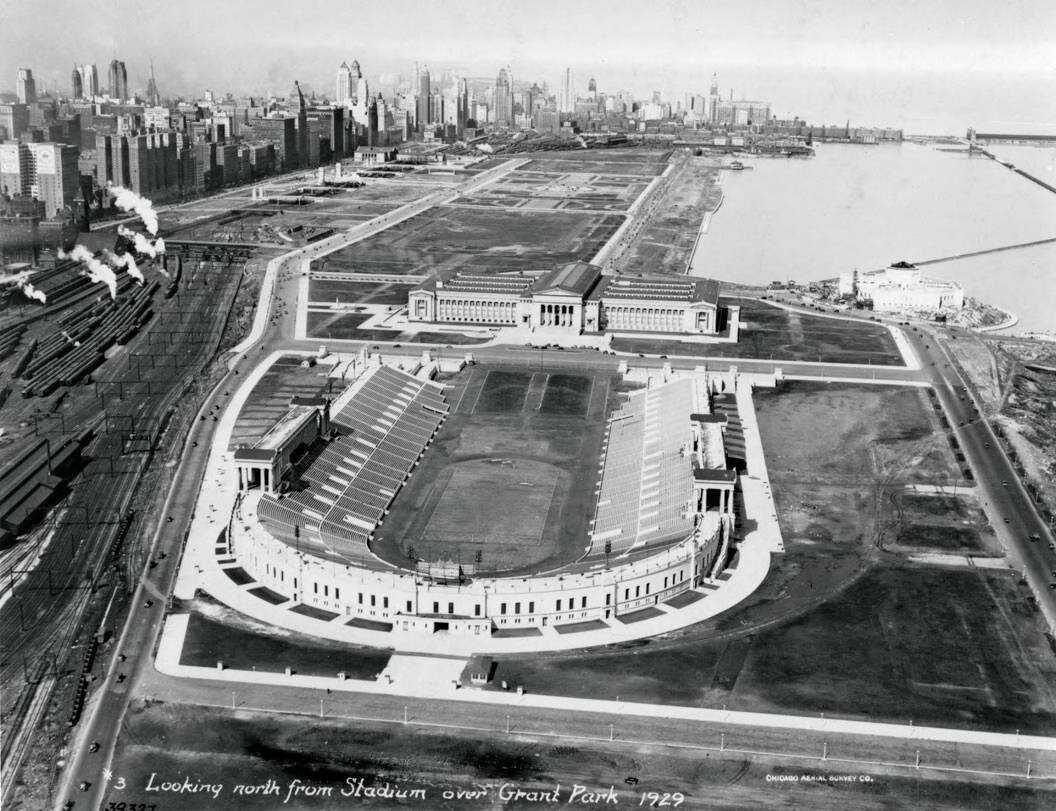 Soldier Field, looking north, 1929