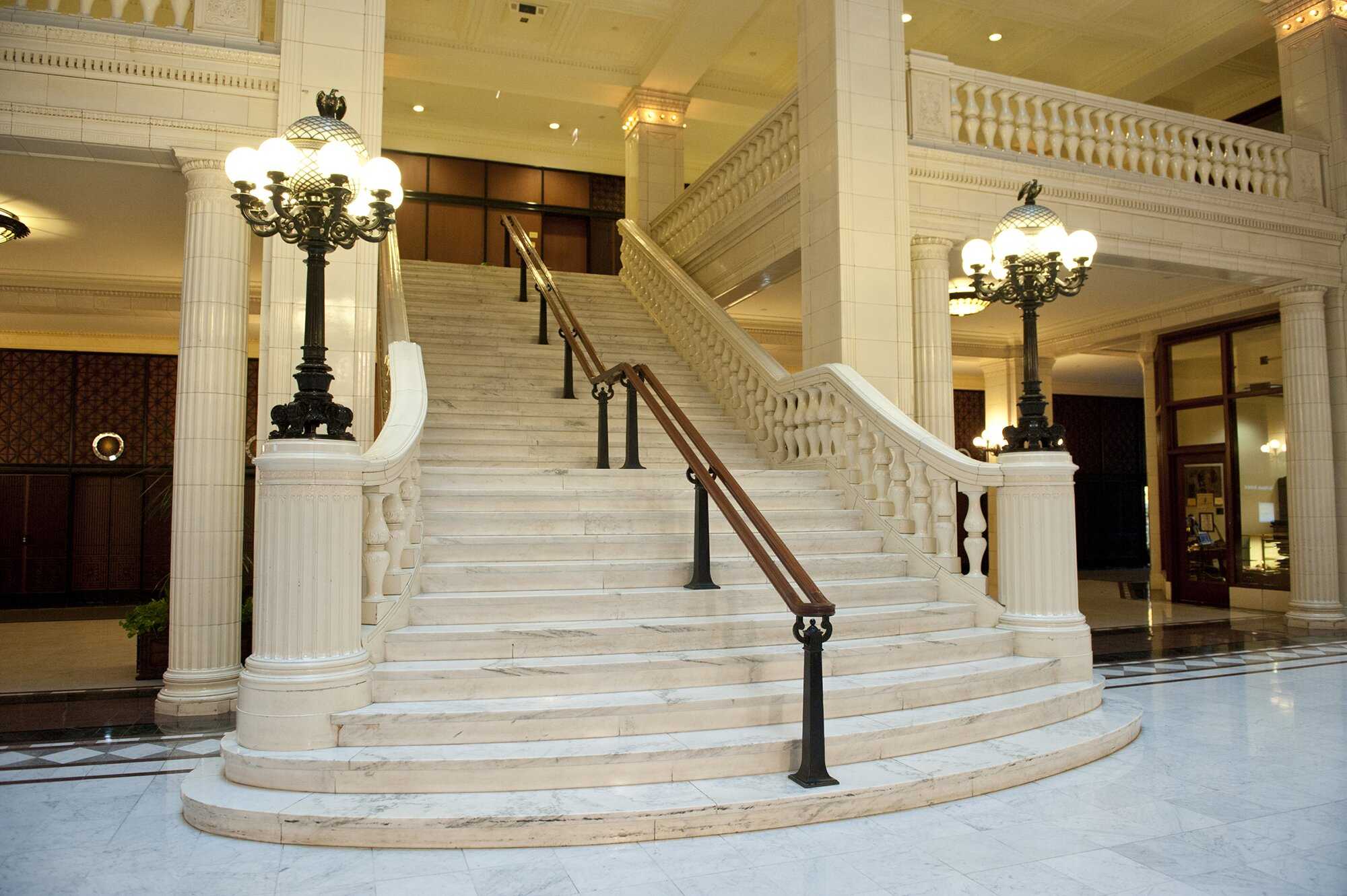 Railway Exchange Building stairway