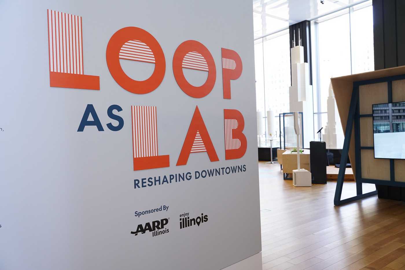 Loop as Lab exhibition entrance