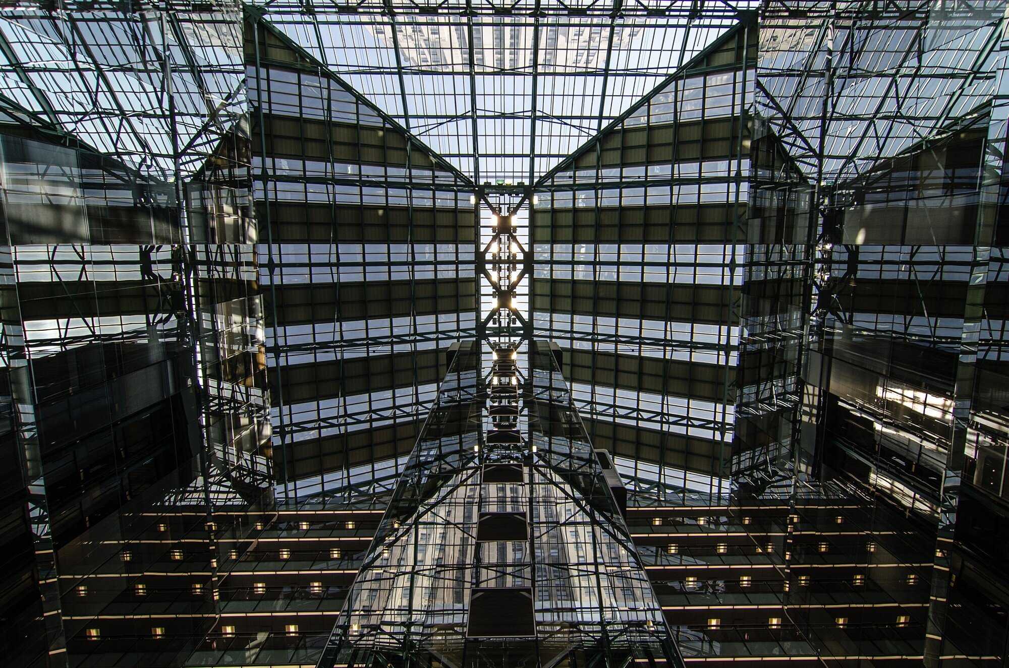 An interior photo of the Board of Trade building