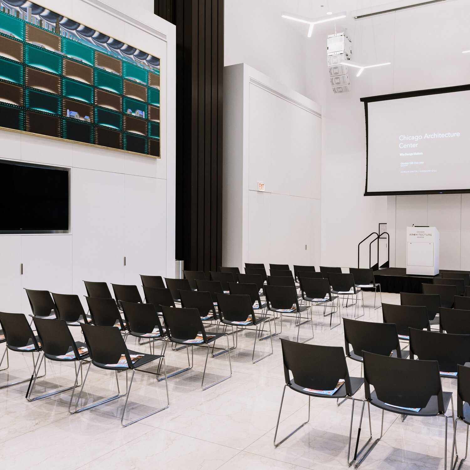 Lecture Hall, photo by Michael Courier