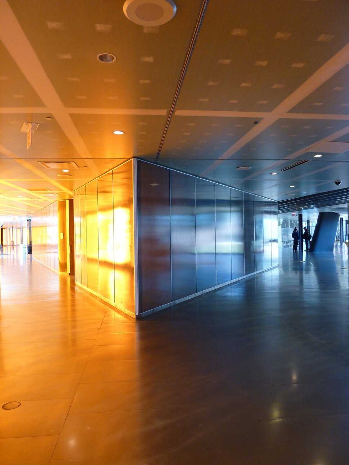 An interior photo of the McCormick Tribune Campus Center