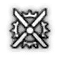 Reinforced Barbed Wire Fence Symbol