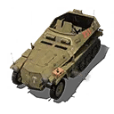 Mortar Half-track Portrait