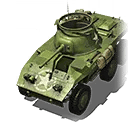 M8 Greyhound Armored Car Portrait