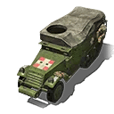 M3 Armored Medical Half-track Portrait