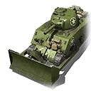 M4(105) Sherman Bulldozer Portrait