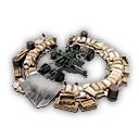 Bofors Anti-air Emplacement Portrait