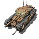 Churchill Black Prince Heavy Tank Portrait